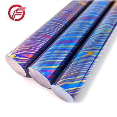 Timascus Rod Damascus Titanium Rod